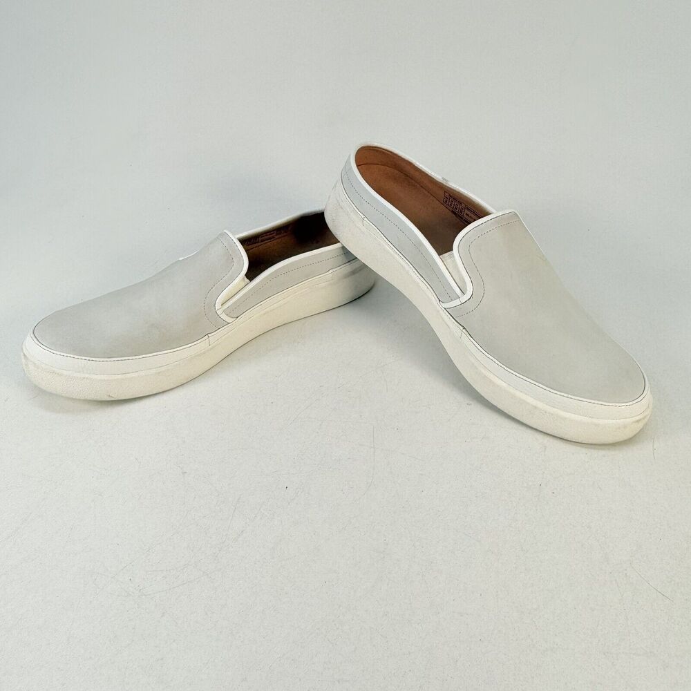 Vionic Effortless Light Gray Suede Leather Comfort Shoes Women Size 8 US